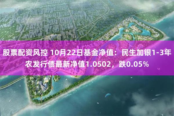 股票配资风控 10月22日基金净值：民生加银1-3年农发行债最新净值1.0502，跌0.05%