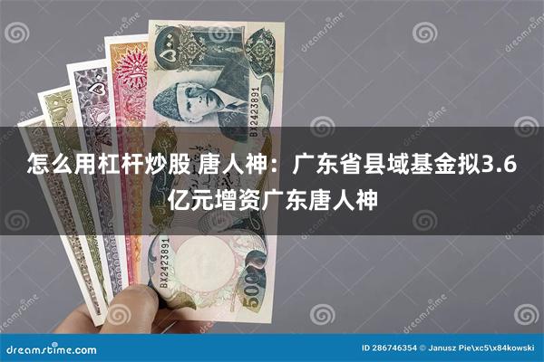 怎么用杠杆炒股 唐人神：广东省县域基金拟3.6亿元增资广东唐人神