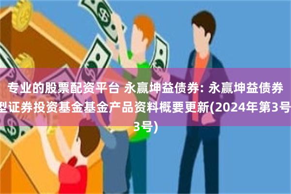 专业的股票配资平台 永赢坤益债券: 永赢坤益债券型证券投资基金基金产品资料概要更新(2024年第3号)