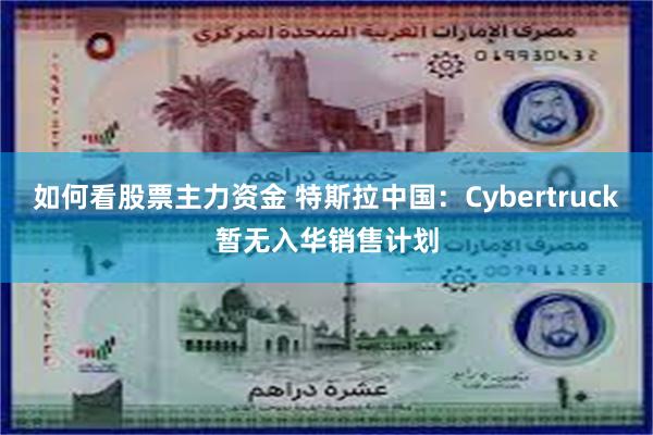 如何看股票主力资金 特斯拉中国：Cybertruck暂无入华销售计划