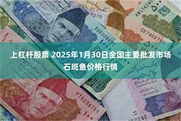 上杠杆股票 2025年1月30日全国主要批发市场石斑鱼价格行情