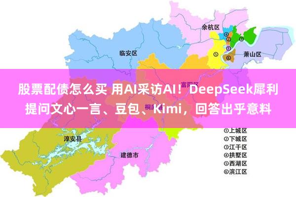 股票配债怎么买 用AI采访AI！DeepSeek犀利提问文心一言、豆包、Kimi，回答出乎意料